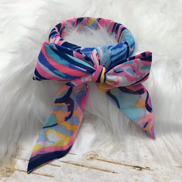 Lilly Pulitzer Jewelry - Lily Pulitzer Fabric Wrapped Bracelet NWOT